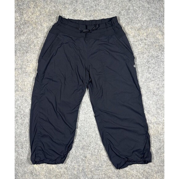 Lululemon Pants - Lululemon Dance Studio Cropped Pants Women’s 6 Black Wide Leg Baggy 20” Inseam